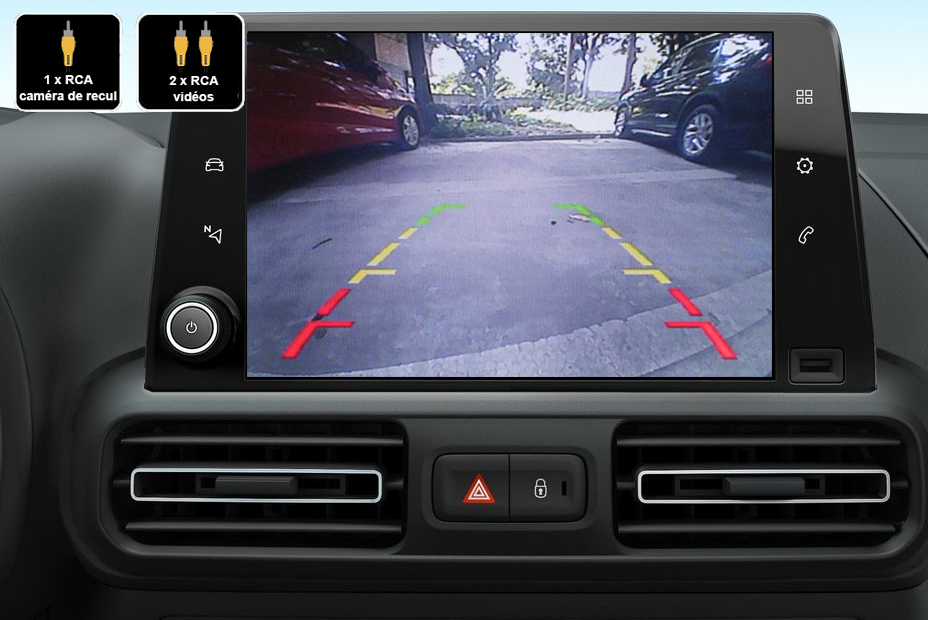 Affichage caméra de recul sur écran tactile Opel Insignia Astra Corsa Mokka