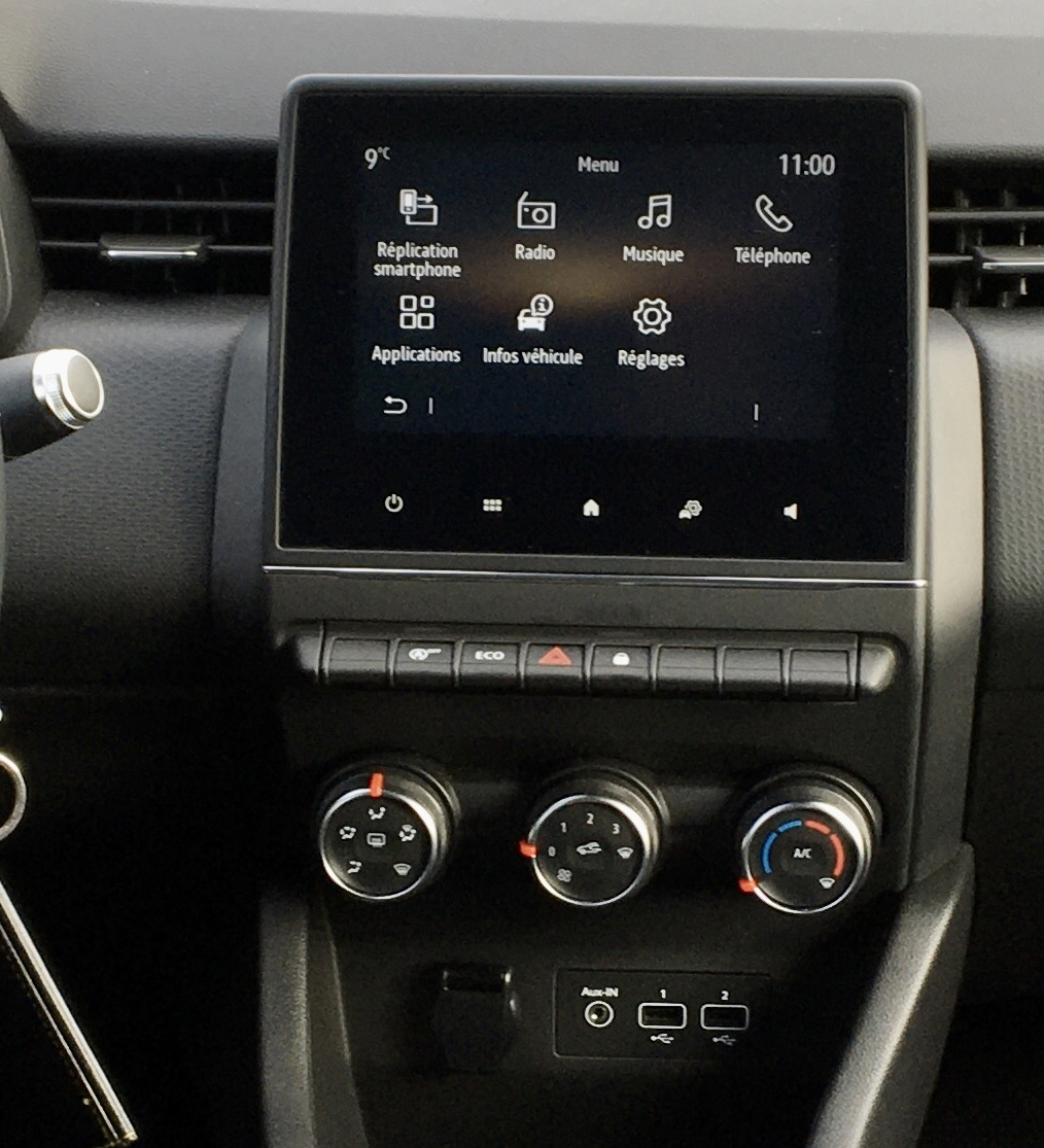 Renault Clio Caméra Recul Installée Écran Original