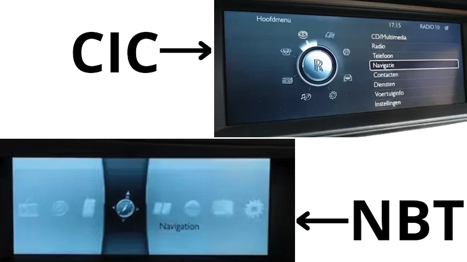 Différence système CIC et NBT Rolls Royce