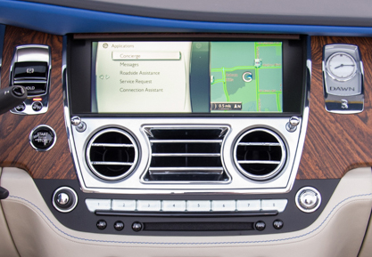 Écran Rolls Royce Wraith Ghost Dawn compatible CarPlay système d'origine