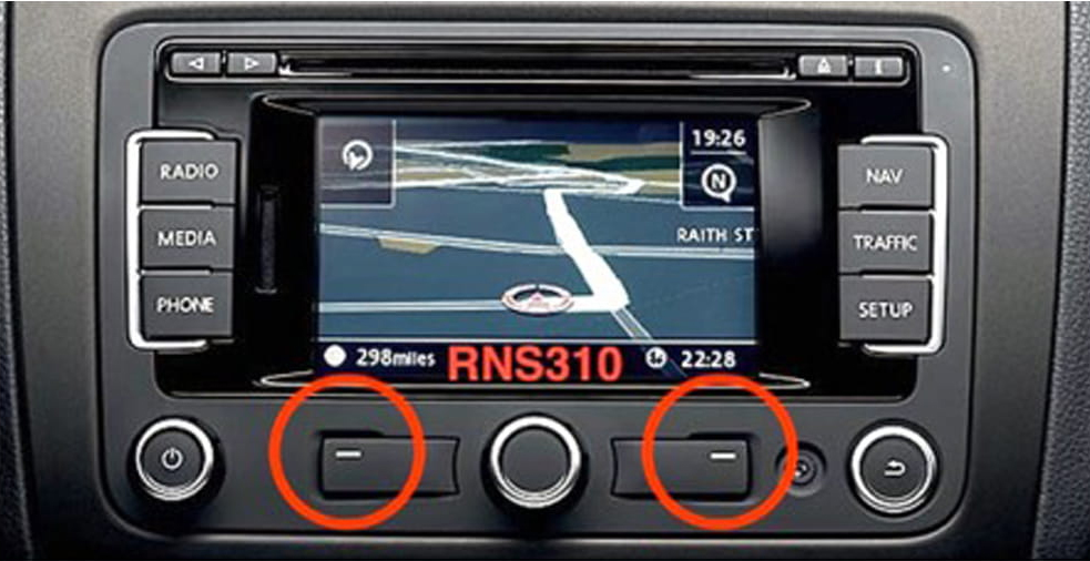 Système Volkswagen RNS310 non compatible CarPlay