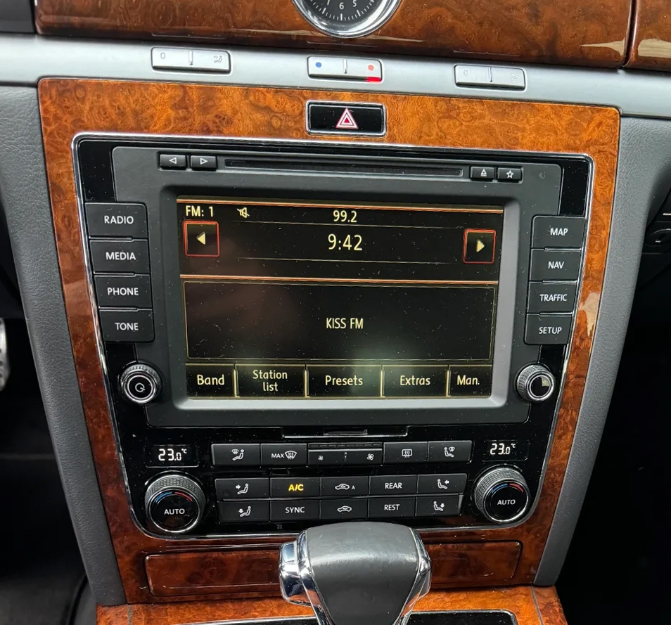 Écran Volkswagen Phaeton 2009-2015 tactile compatible CarPlay système moderne