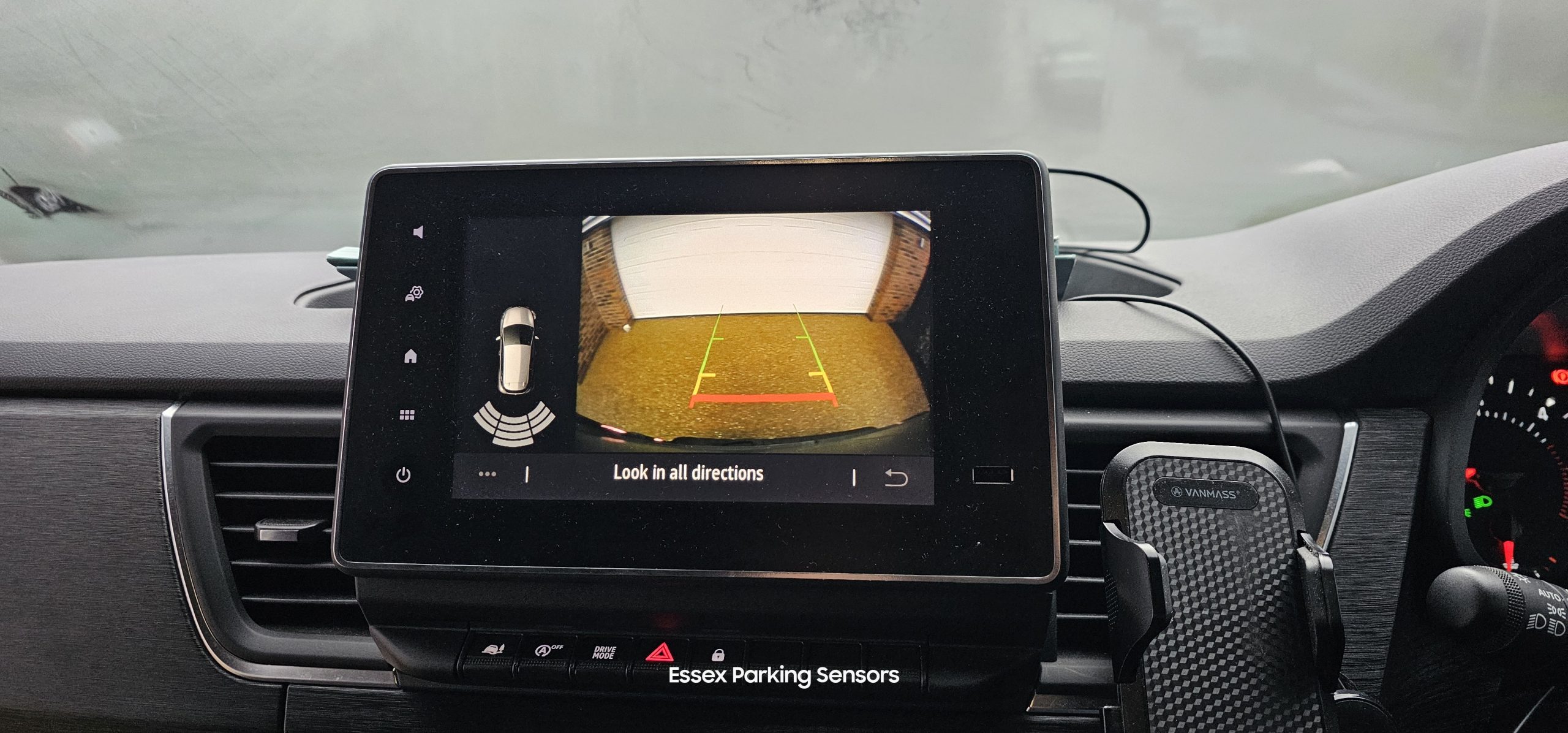 Affichage caméra de recul sur écran Honda Civic CR-V