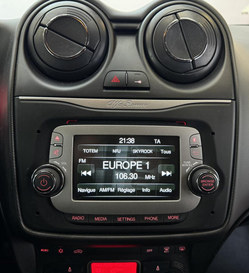 poste d’origine Alfa Romeo Mito 2008-2014