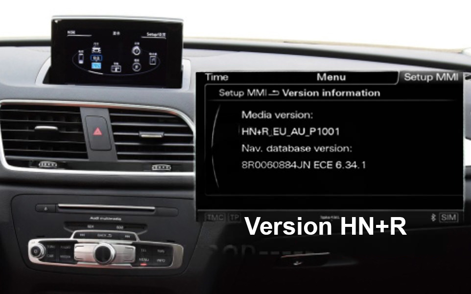 Système HN+R Audi Q3 identification