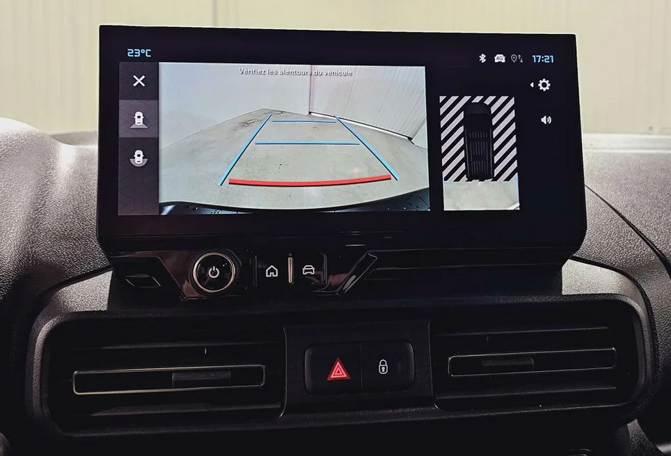 visuel camera de recul sur ecran Citroen Berlingo