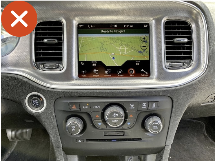 Autoradio d'origine Dodge Charger