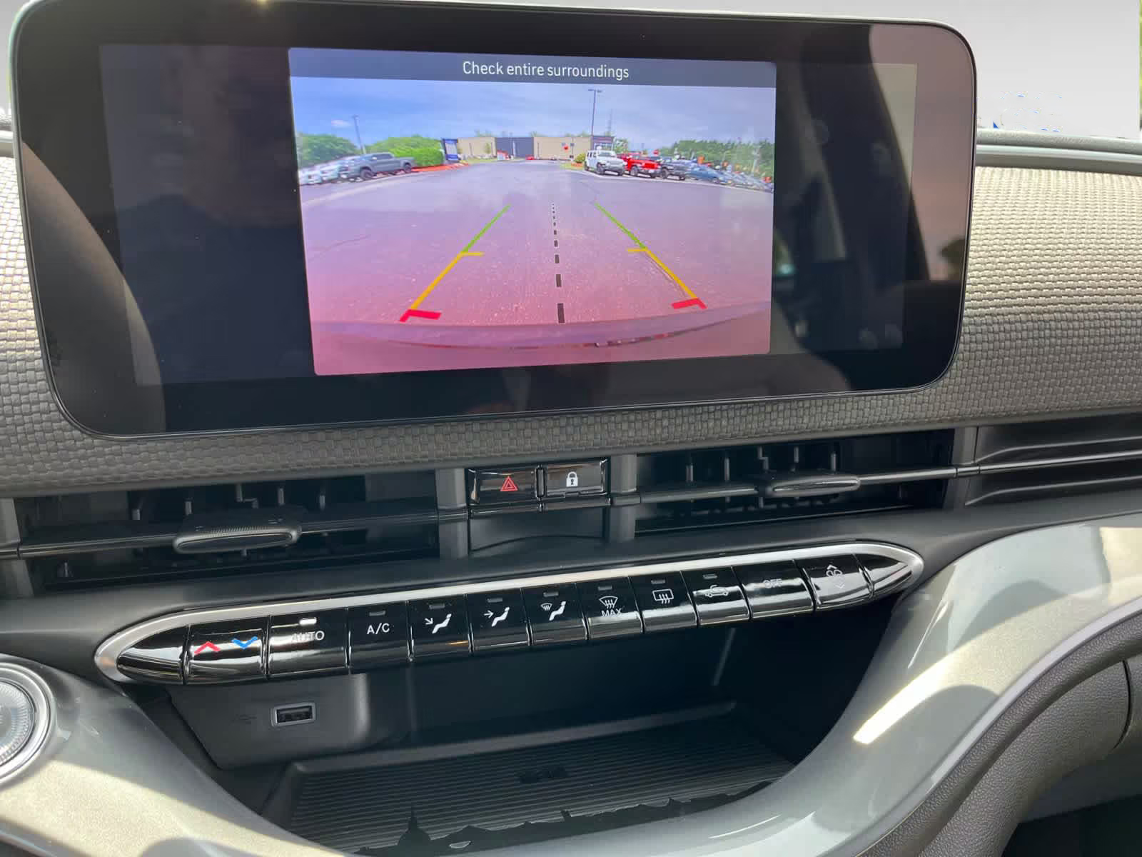visuel camera de recul sur ecran fiat doblo