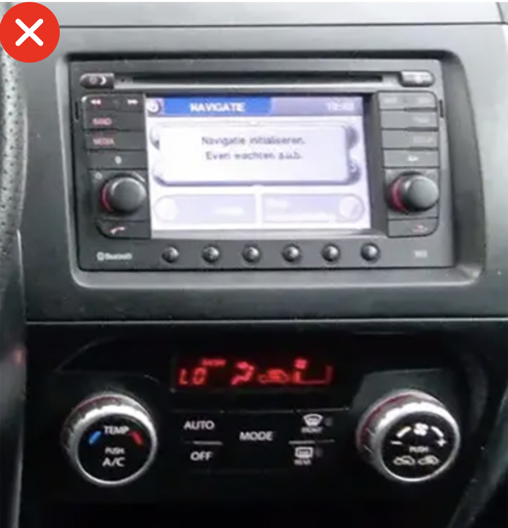 Autoradio d'origine Fiat Sedici