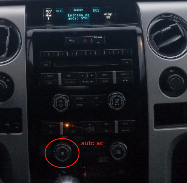 poste simple Ford F150 clim automatique 2008-2012
