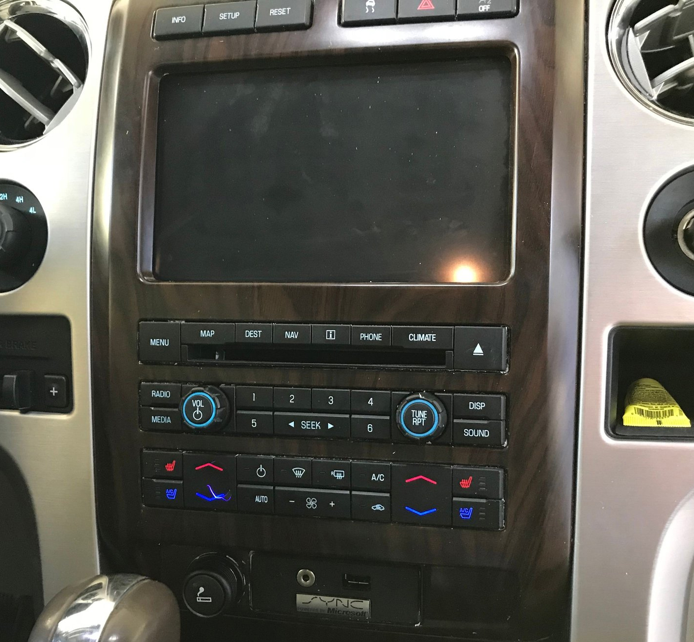 poste avec écran Ford F150 clim automatique 2008-2012