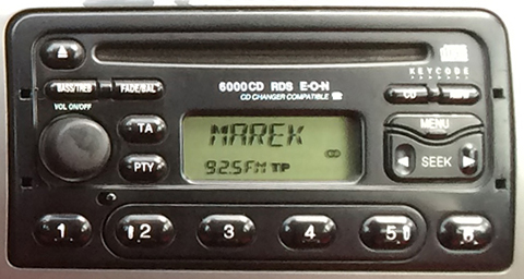 autoradio d'origine
