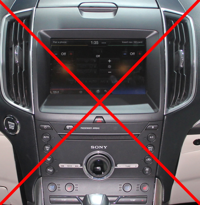 Autoradio d'origine Ford Edge