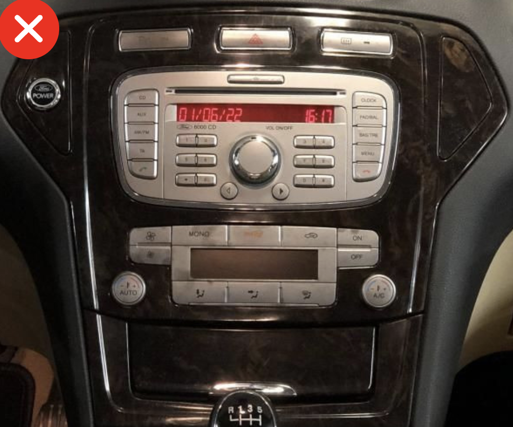 Autoradio d'origine Ford Mondeo