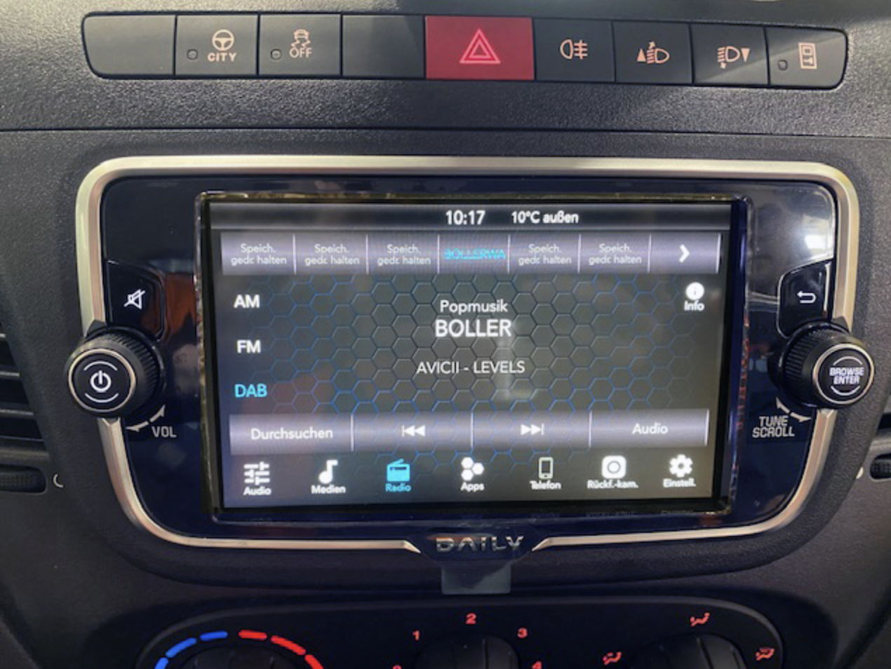 ecran compatible camera fiat doblo