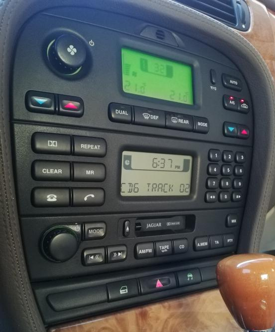 Autoradio origine Jaguar S-Type standard