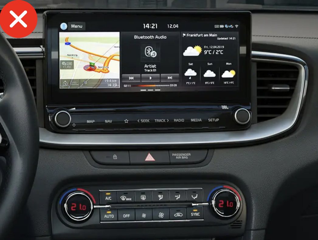 Autoradio d'origine Kia Cee'd