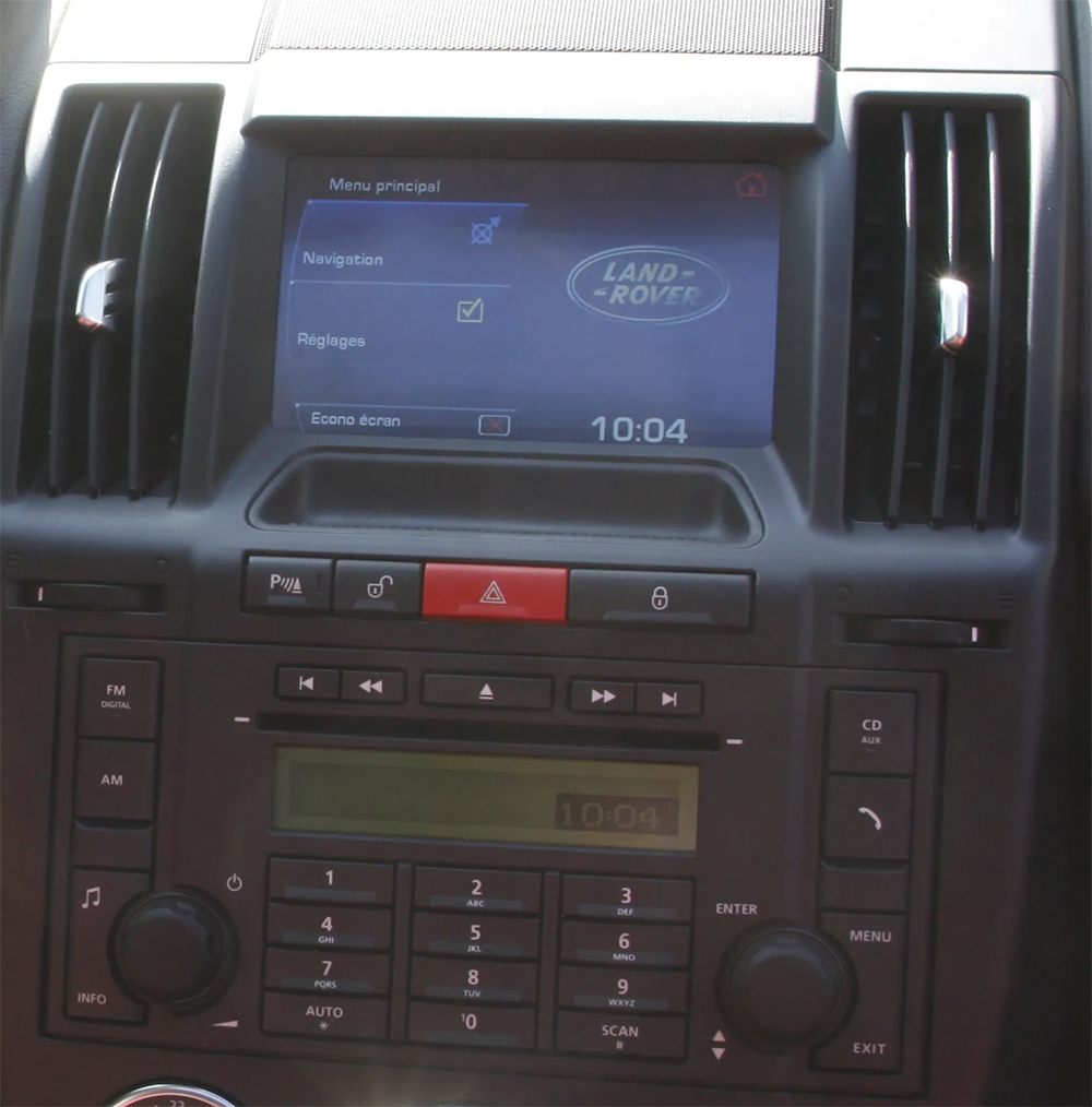 Land Rover Freelander Rear Screen Freelander 2 : Caméra Recul Écran Constructeur