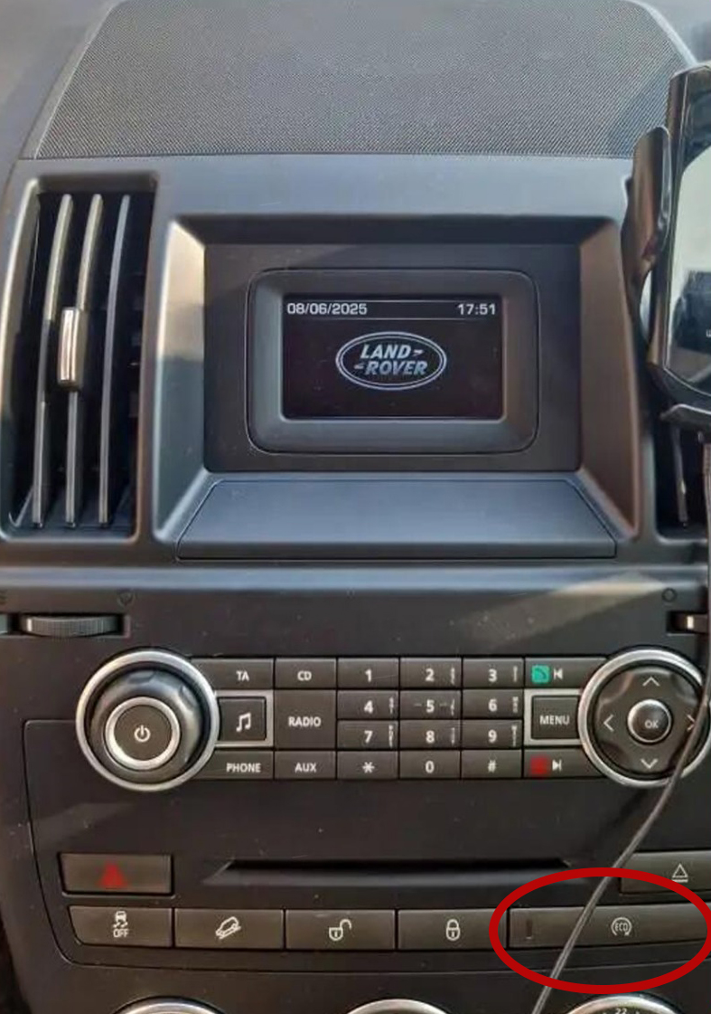Land Rover Freelander version B avec bouton ECO, incompatible