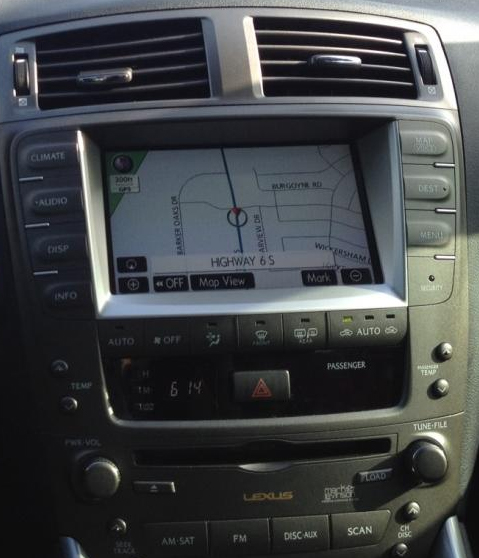 Autoradio origine Lexus IS de 2005 à 2012