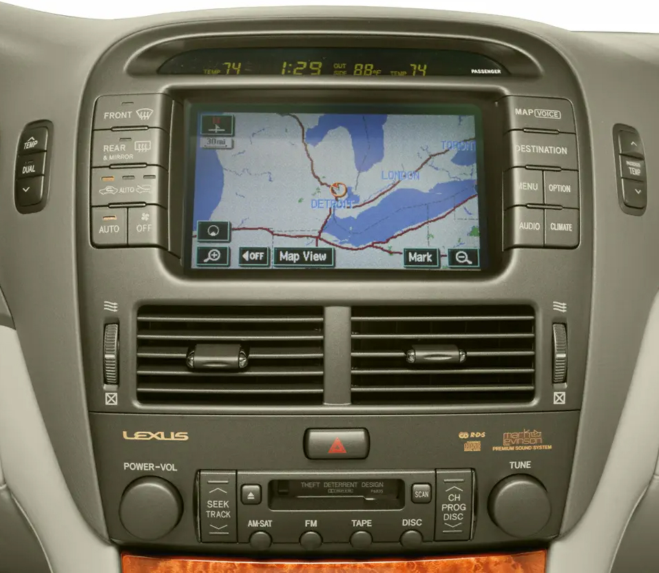 Autoradio origine Lexus LS 430 de 2000 à 2006