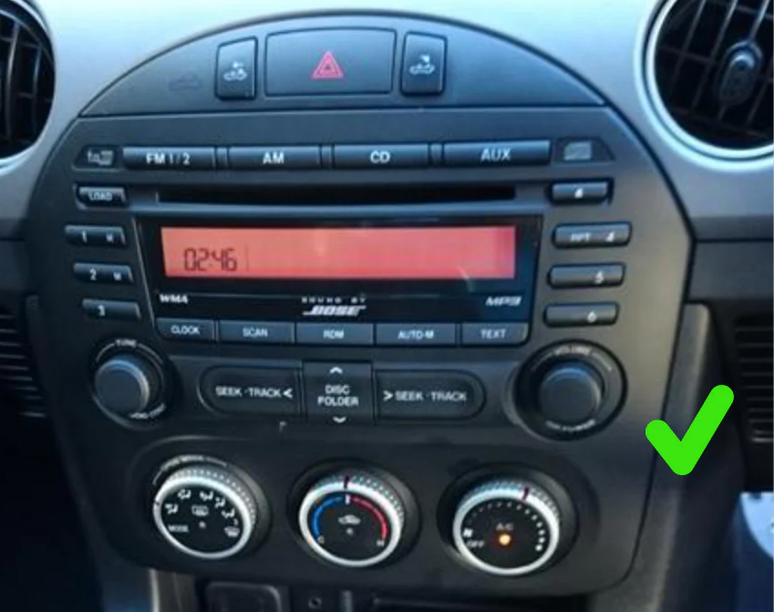 poste d’origine Mazda MX-5 2008-2015