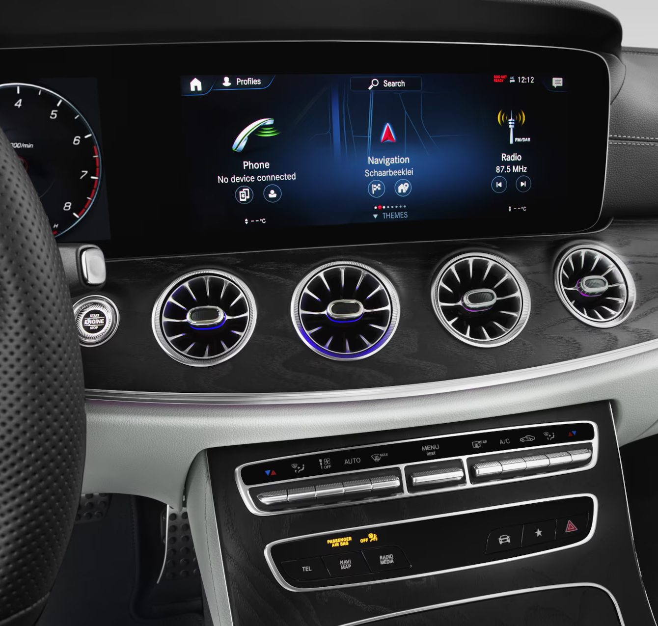 Écran Mercedes CLS C257 12,3 pouces tactile widescreen COMAND NTG5.5 compatible CarPlay