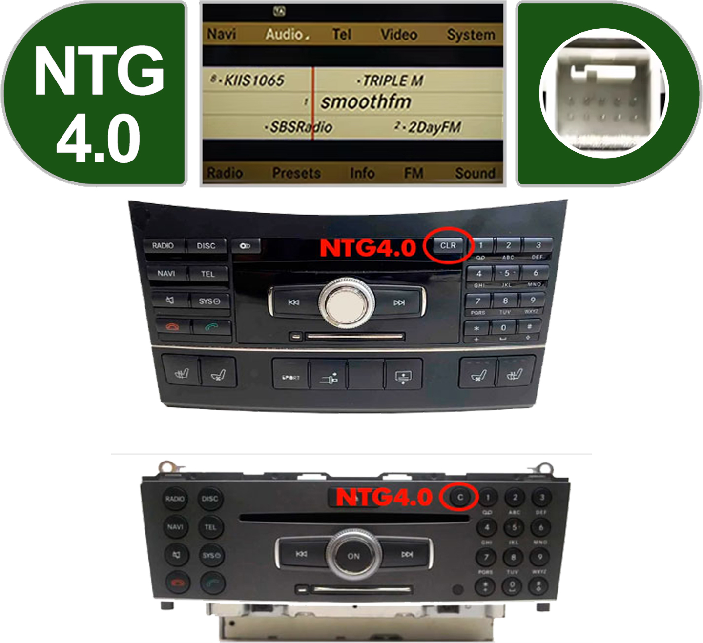 Interface Mercedes NTG4.0 GLK X204 2008-2012