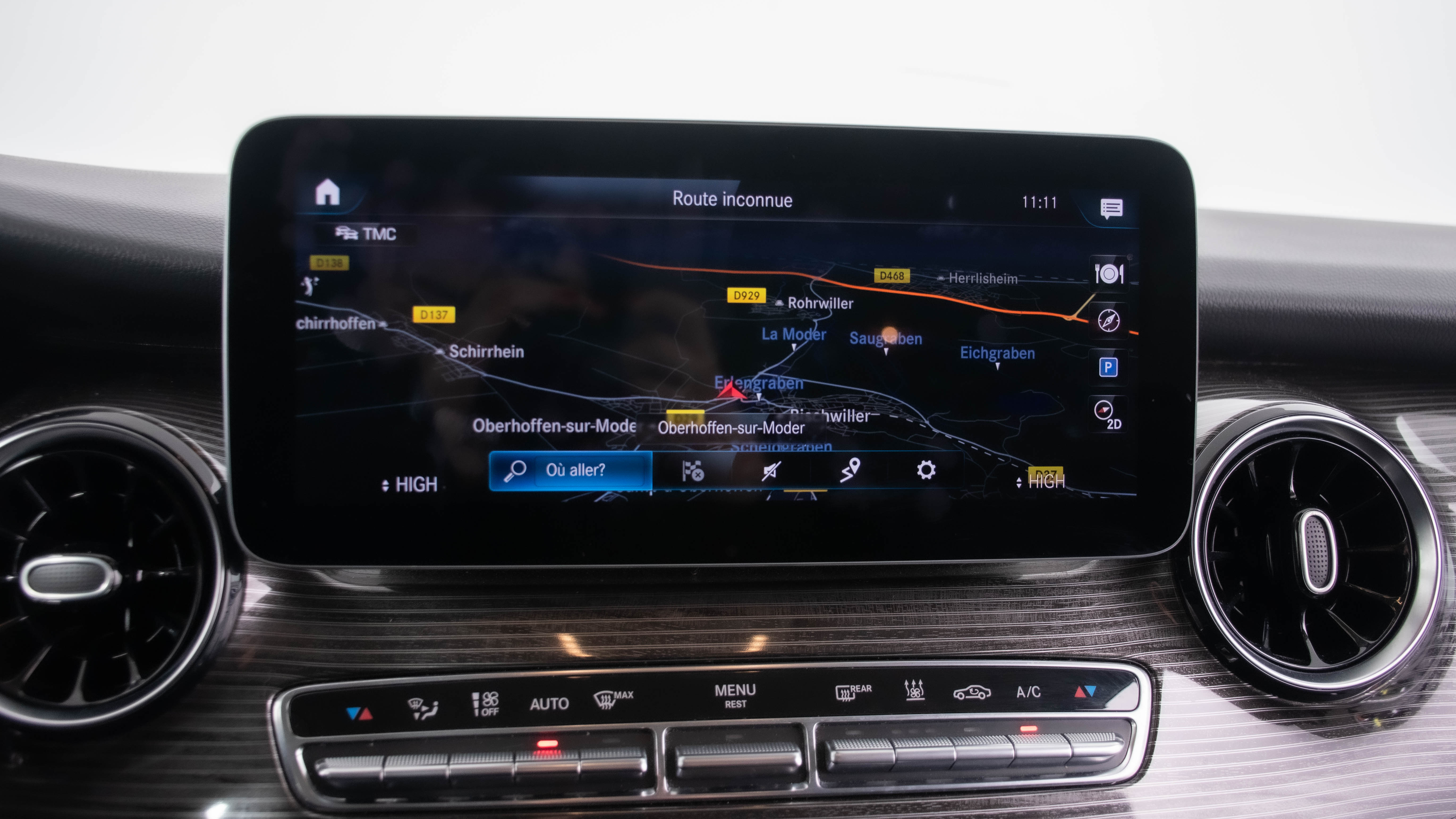 Écran Mercedes Classe V W447 NTG6.0 10,25 pouces tactile COMAND compatible CarPlay