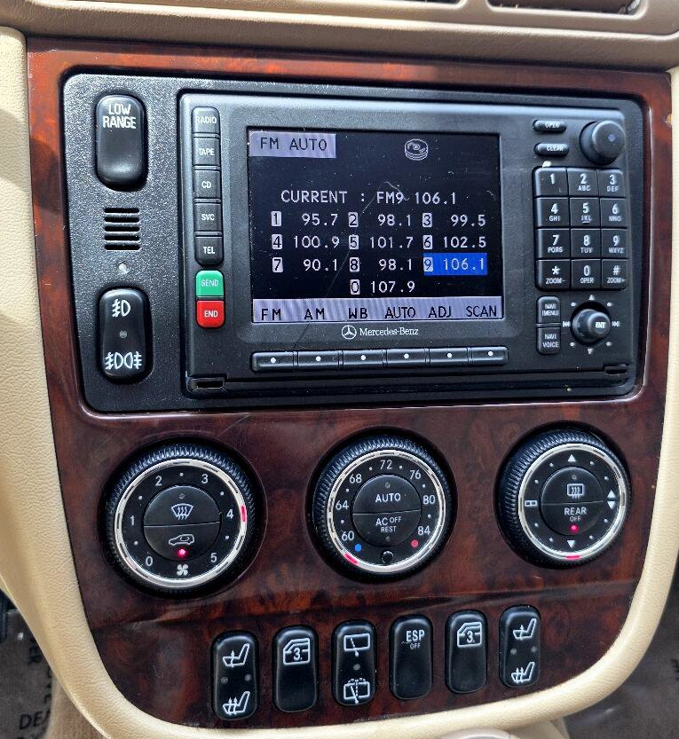 poste d’origine Mercedes ML 2003-2005