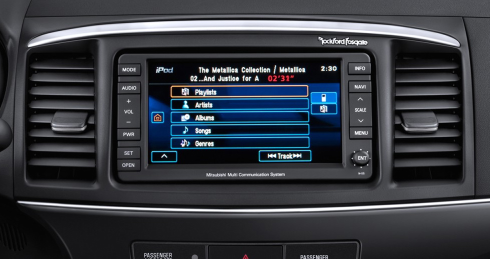 Autoradio d'origine Mitsubishi Lancer Evolution X