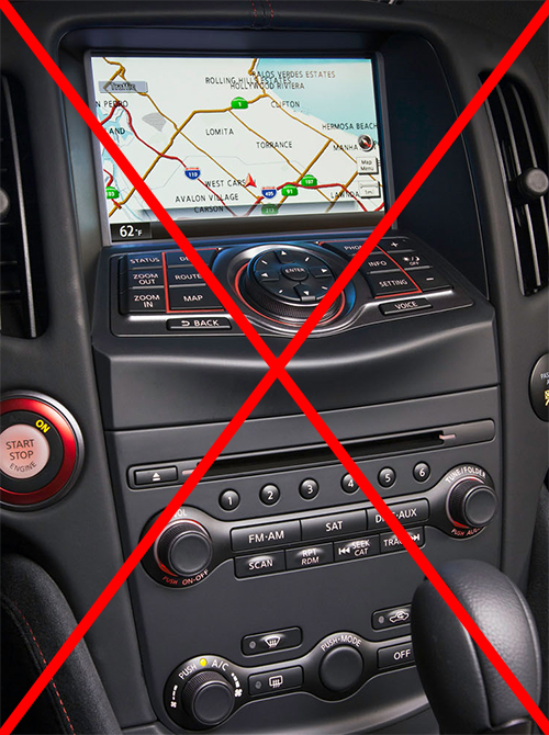 KIT Autoradio Navigation GPS et Carplay Nissan 370Z - Autoradios-GPS.com