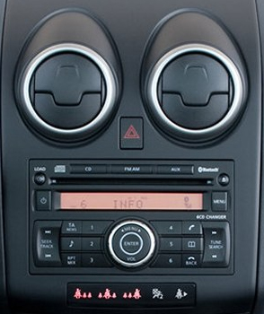 KIT Autoradio écran tactile multimédia Nissan Qashqai 2007 à 2013 