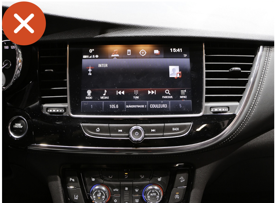 Autoradio origine Opel Mokka de 2016 à 2019