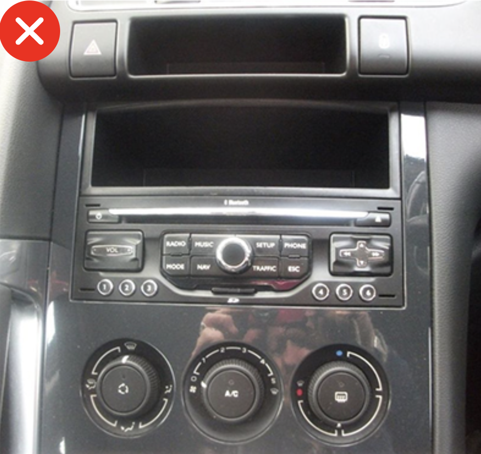 Autoradio d'origine Peugeot 3008