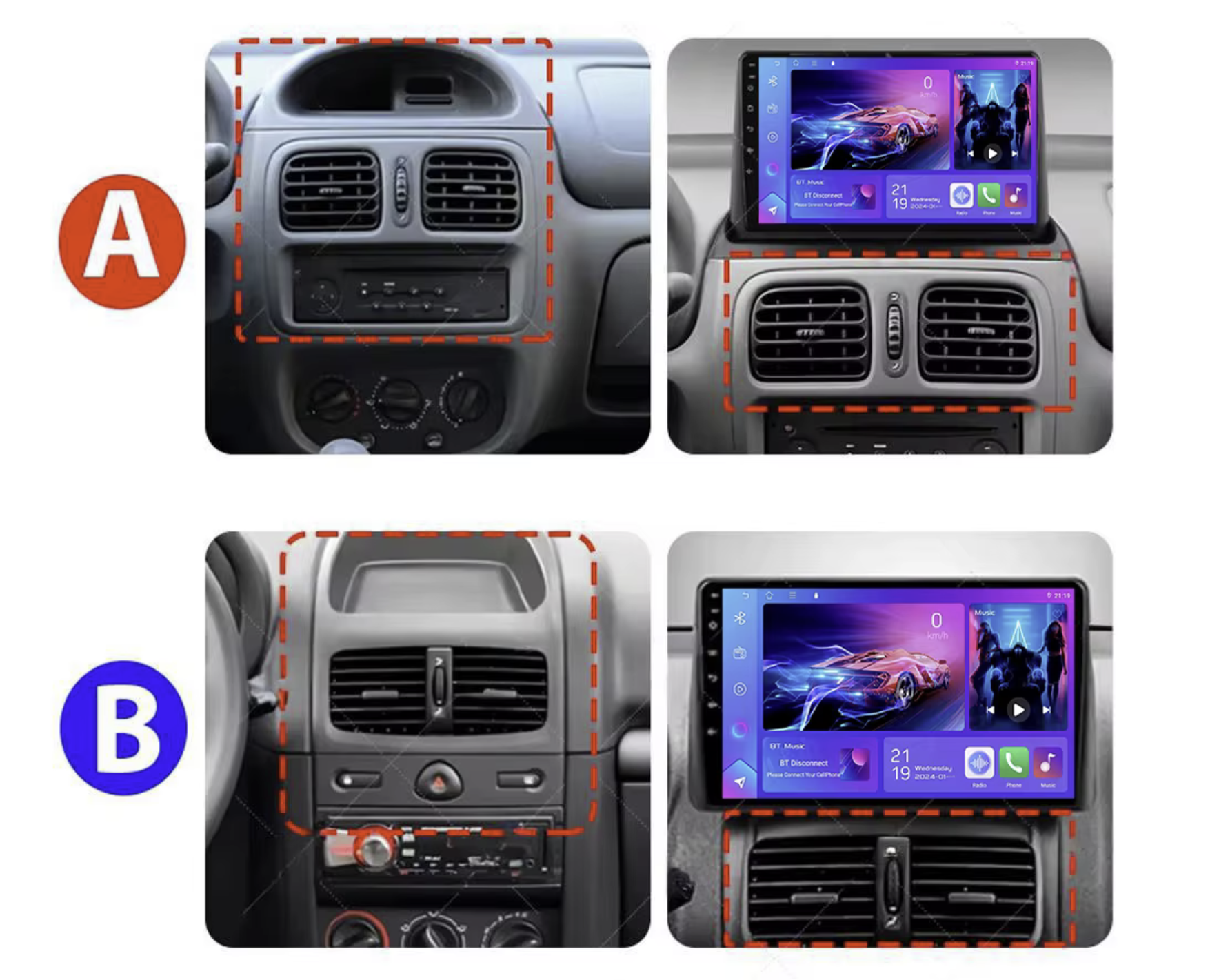 poste d’origine Renault Clio 2 2006-2012