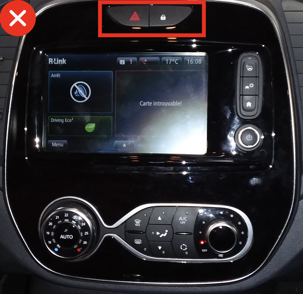 Ecran tactile QLED GPS Carplay et Android 13.0 Renault Captur