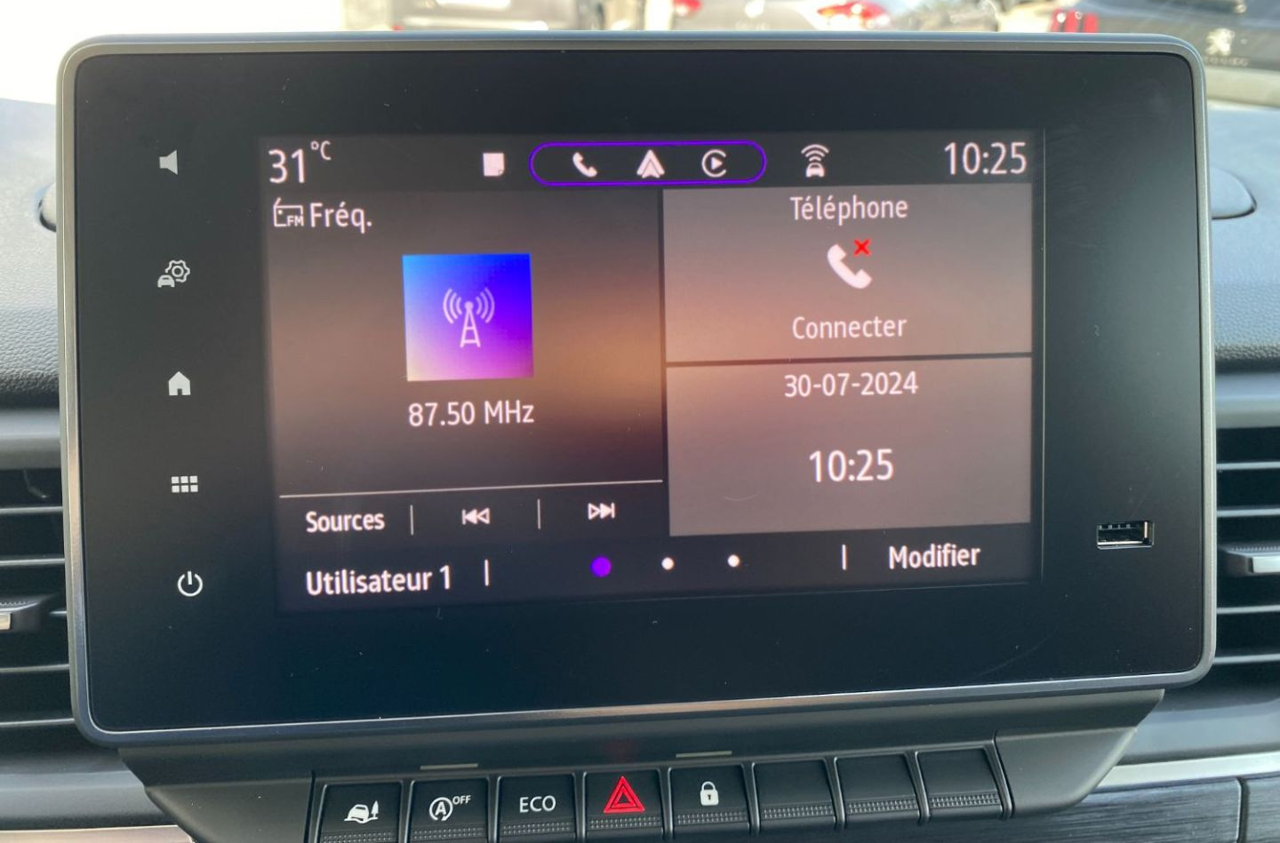 ecran compatible camera fiat doblo