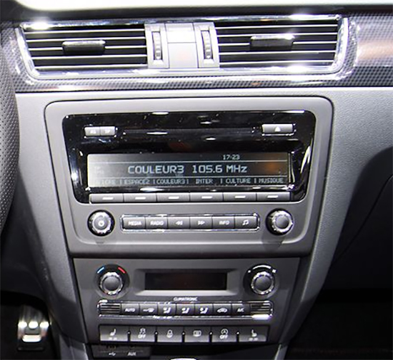 Autoradio d'origine Skoda Rapid