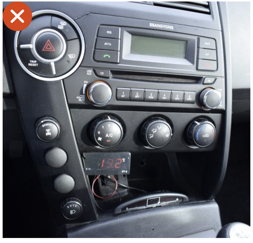 Poste radio d'origine Ssangyong Actyon système audio constructeur