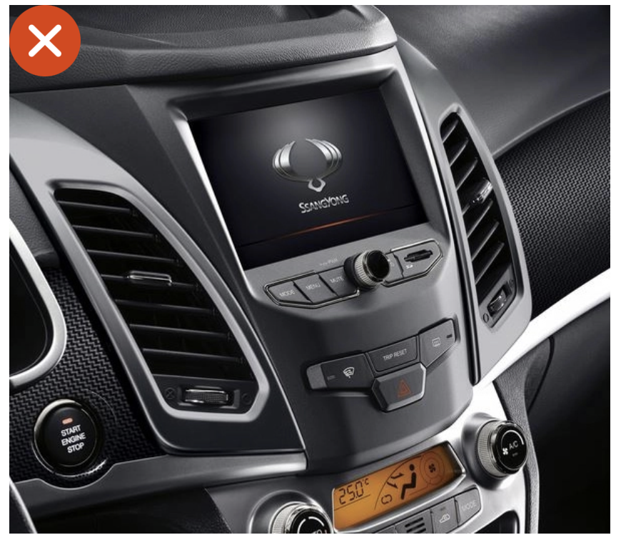 Poste radio d'origine Ssangyong Kyron système audio constructeur