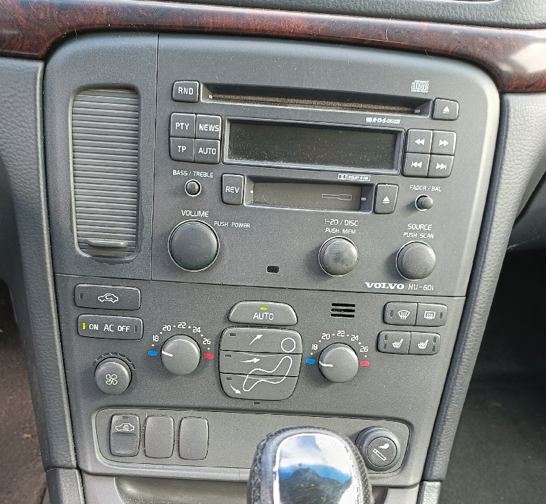 Autoradio origine Volvo S80 1998-2006