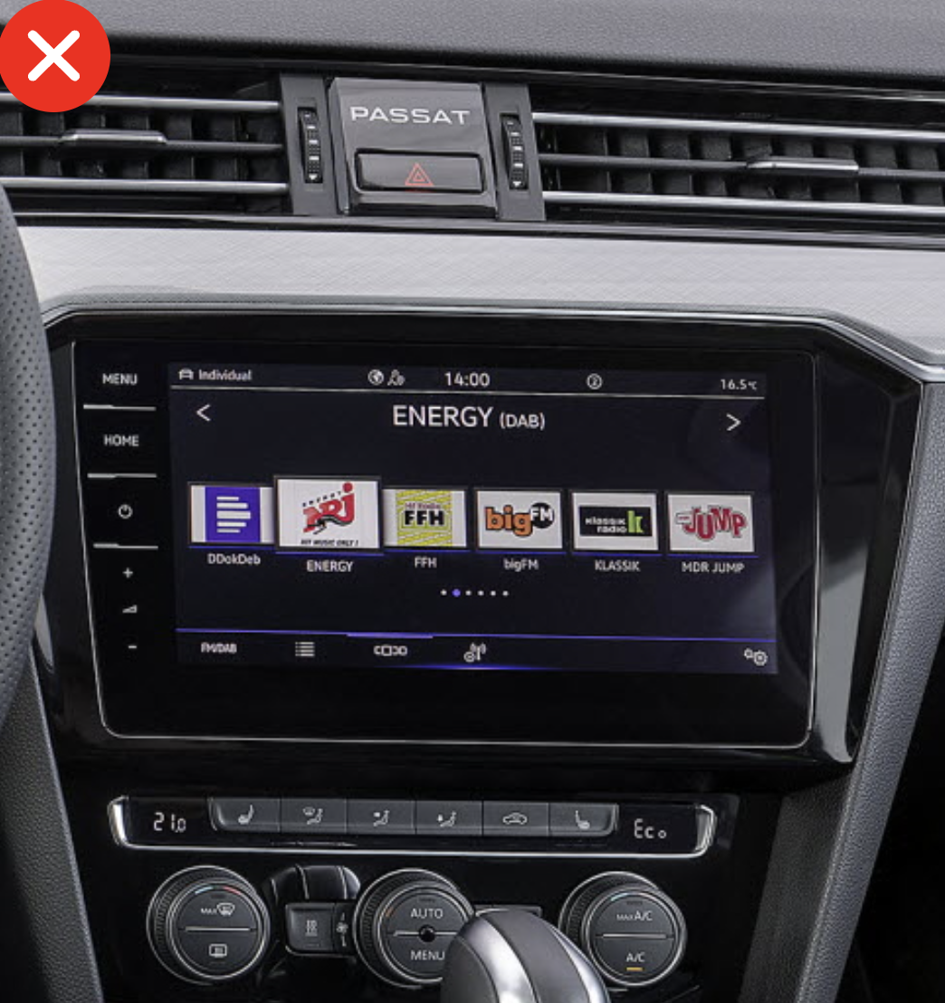 Autoradio d'origine Volkswagen Passat
