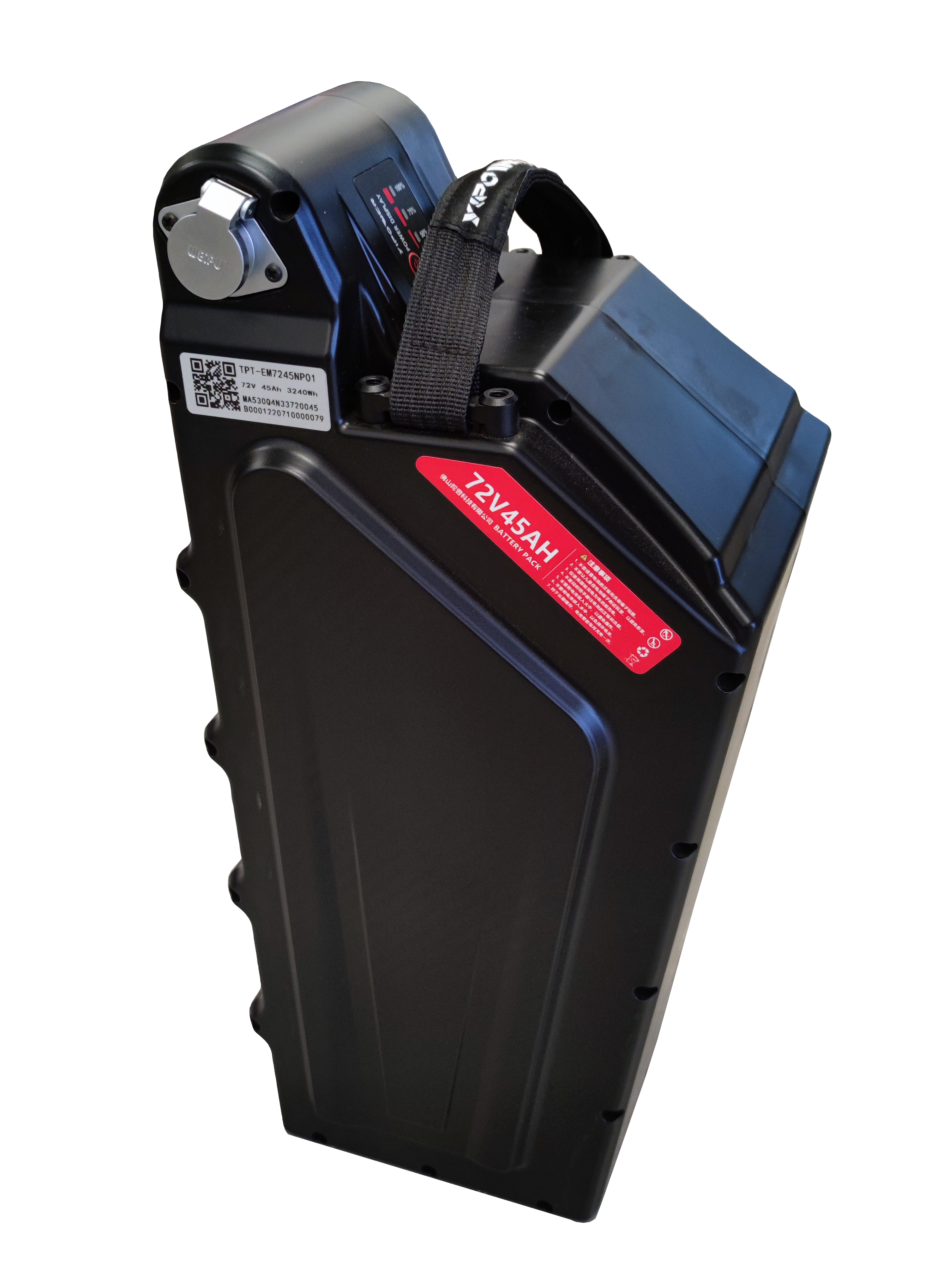 Batterie 72V 45Ah pour moto électrique Lycke Samurai
